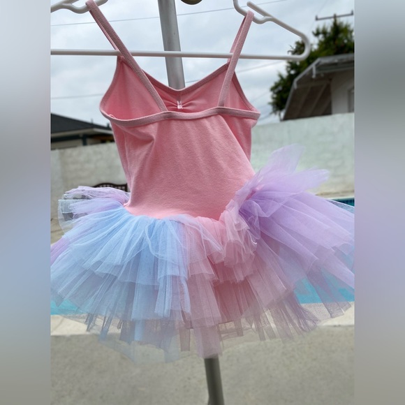 Metro Art SUPER CUTE SLEEVELESS PINK BLUE & PURPLE TUTU DRESS SIZE MEDIUM🌟EUC🌟 - Picture 7 of 8